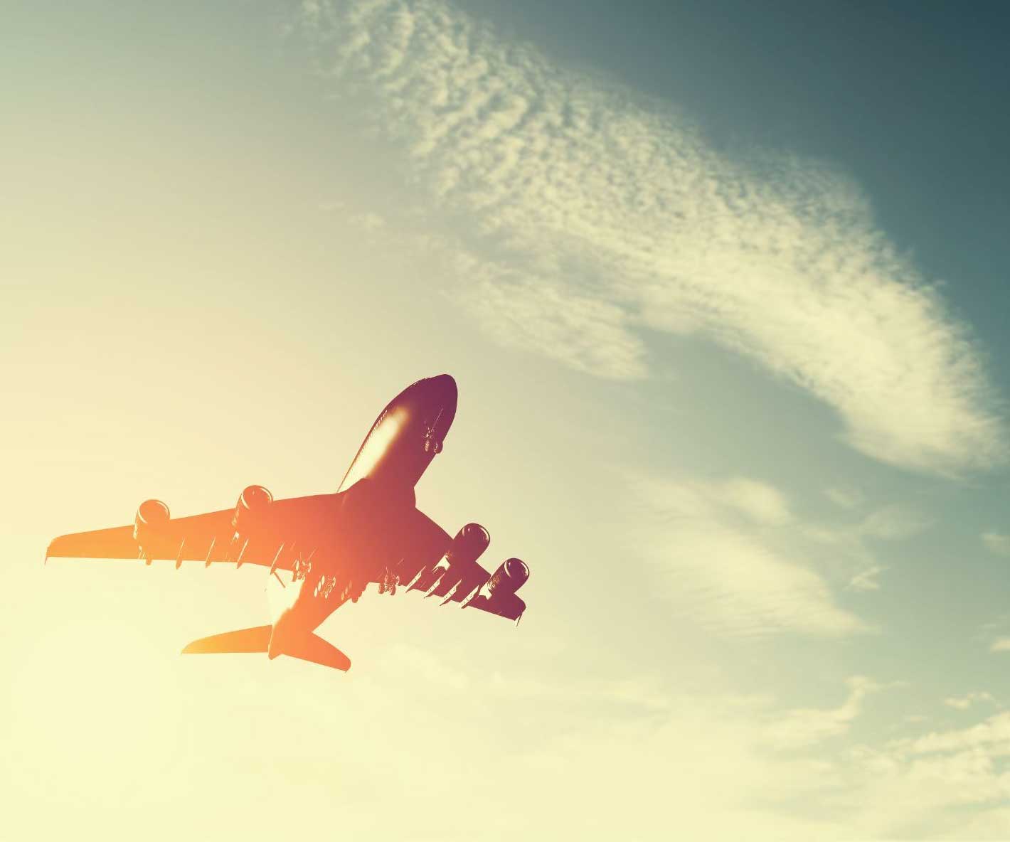 airplane flying